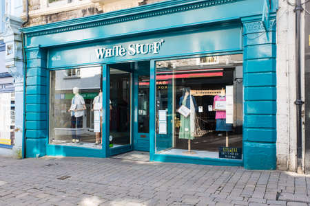 store front on the famous shopFinkle Street Kendal UKのeditorial素材