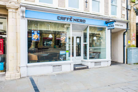 UNITED KINGDOM, LANCASTER - 9TH APRIL 2020 Caffe Nero Group coffee house chainのeditorial素材