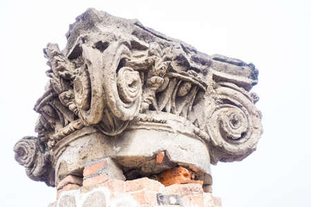 Italy Pompei 22nd February 2016 Ancient ruins of Pompei cityのeditorial素材