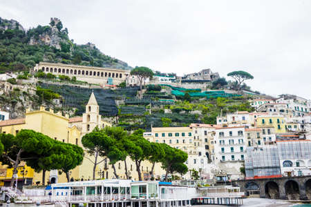Italy Amalfi 23rd Februay 2016 Architecture of beautiful Amalfi