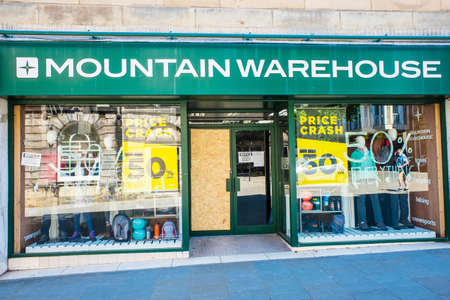 Lancaster UK 30 May 2020 Mountain Warehouse is a British outdoor retailerのeditorial素材