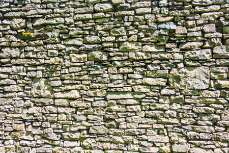 Dry Stone Wall in Cumbria Englandの写真素材