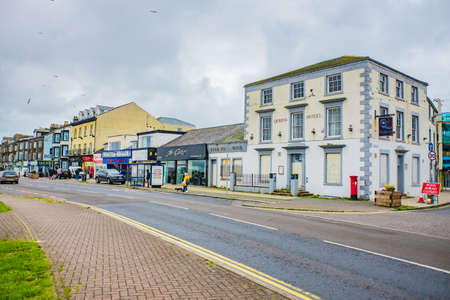 Run down dilapidated cafe in the seaside town of Morecambeのeditorial素材
