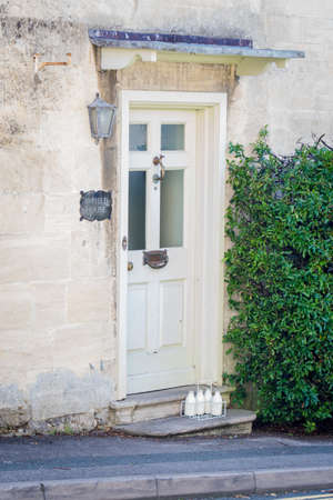 Front Door of a Beautiful Old English Cottageのeditorial素材