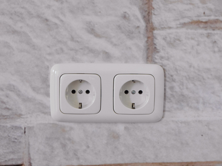 german power outletの写真素材