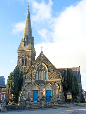 Christ Church in Oswestry, UK.のeditorial素材