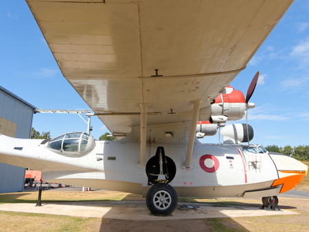 Cosford, August 07: Royal Air Force Museum ,UK 2018. Consolidated - PBY-6A Catalina - L 866 - Twin...