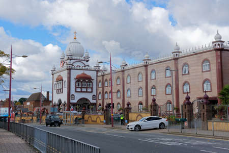 View of the Guru Nanak Nishkam Sewak Jatha in Birmingham, October 11, UK 2020のeditorial素材