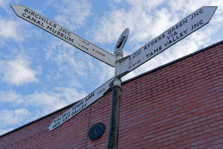 Walsall Junction for Canal Museum, New Art Gallery and Tame Valley, Walsall, October 14, UK 2020のeditorial素材