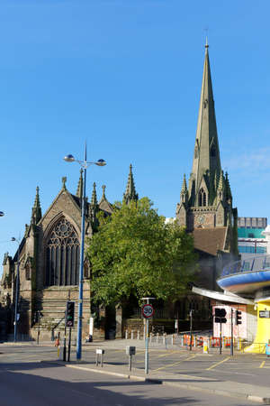 Saint Martin church in Birmingham, October 15, UK 2020のeditorial素材