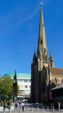 Saint Martin church in Birmingham, October 15, UK 2020のeditorial素材