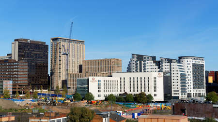 City view Birmingham, October 15, UK 2020のeditorial素材