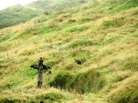 Place of an airplane accident - Azores 1968の写真素材
