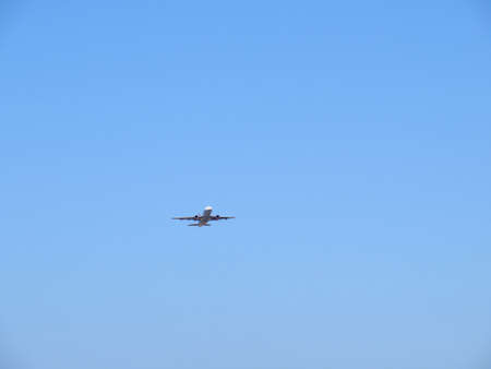 Airplane aproaching airport