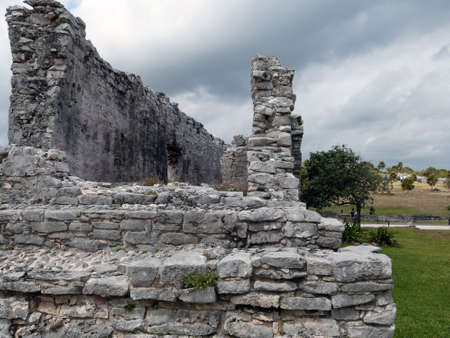 Tulum city ruins - Mexicoの写真素材