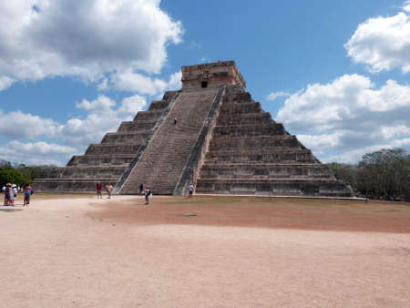 Temple of Kukulcan, Chichen Itza - Mexicoの写真素材