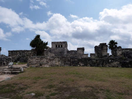 Tulum city ruins - Mexicoのeditorial素材