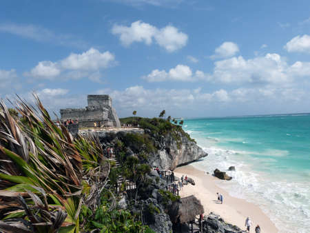 Tulum city ruins - Mexicoのeditorial素材
