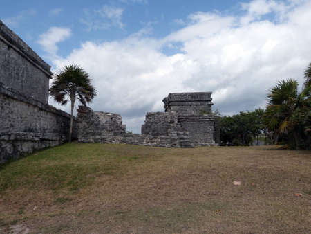 Tulum city ruins - Mexicoのeditorial素材
