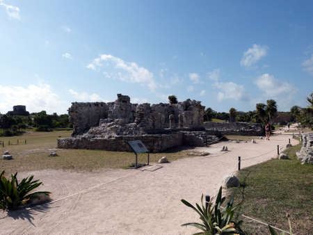 Tulum city ruins - Mexicoのeditorial素材