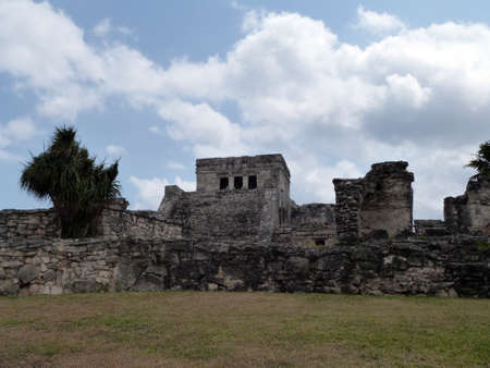 Tulum city ruins - Mexicoのeditorial素材