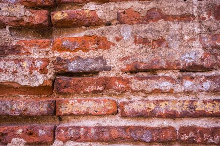 Old brick wall textureの写真素材
