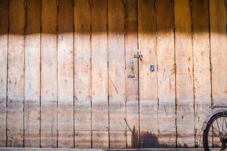 Vintage closed doorの写真素材