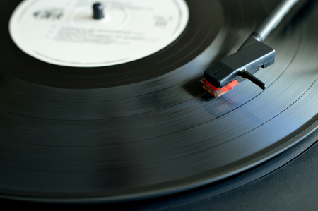 Vinyl disc photo for yopur entertainmet projects or music publications.