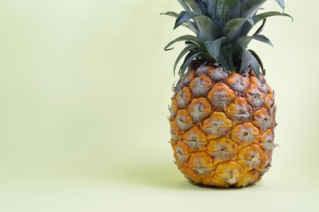 Pineapple isolated for your nutririon projects or fruit publications.の写真素材