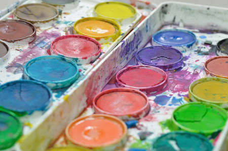 Watercolor photo for your arts projects or creativity publications.の写真素材