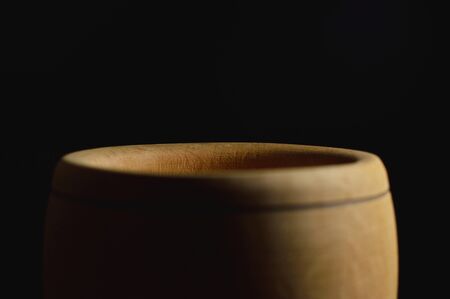 Wood vessel photo for your kitchen projects or recipes publications.の写真素材