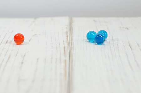 Glass marbles photo for your leisure projects or traditional games publications.の写真素材