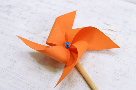 Pinwheel photo for your toy projects or handcraft publications.の写真素材