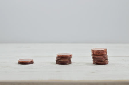 Coins photo for your economy projects or currency publications.