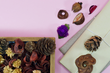 Dried potpourri elementsの写真素材