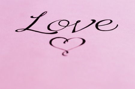 Cute lettering of Valentine's day