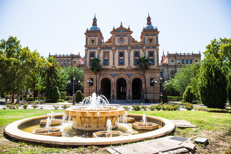 General Captaincy in the city of Seville. Seville is located in Spain.の写真素材