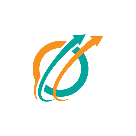 growth business vector logoのイラスト素材