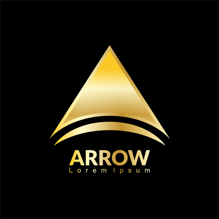 gold mountain business logoのイラスト素材