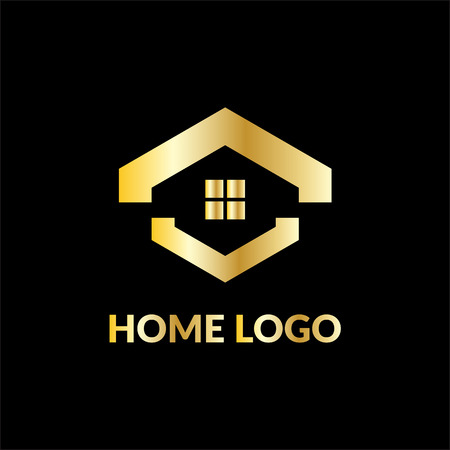 house building business logoのイラスト素材