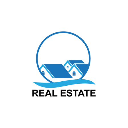 real estate for business logo designのイラスト素材