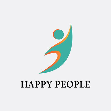 people business vector logoのイラスト素材