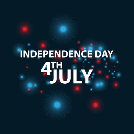 independence day vector background,4th july with dark backgroundの写真素材