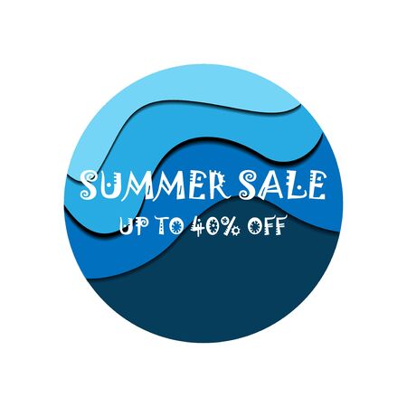 Summer Sale Beach Vector designの写真素材