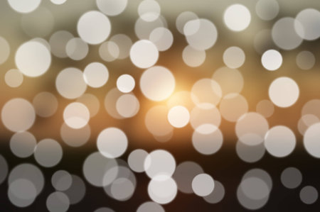 Christmas holiday lights bokeh backgroundの写真素材