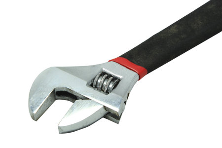 steel pliers on white backgroundの写真素材