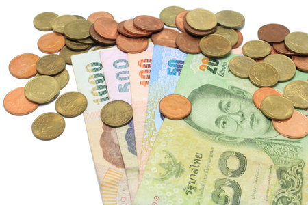 Thailand banknotesの写真素材