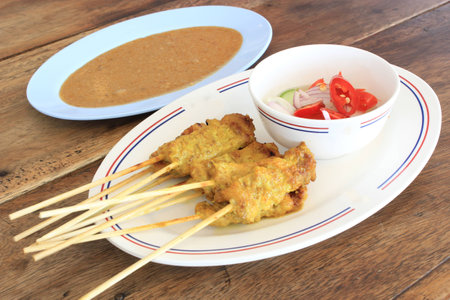 Pork Satay,の写真素材