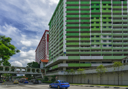 Singapore  - May 25, 2018: Iconic Rochor Centre soon to be demolished.