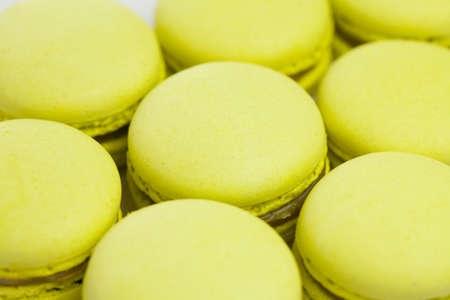 green macaroonsの写真素材